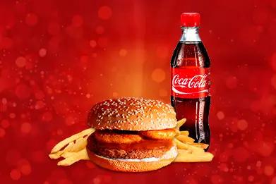 Combo Coca Cola Hamburguesa Bbq