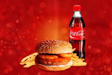 Combo Coca Cola Hamburguesa Bufalo